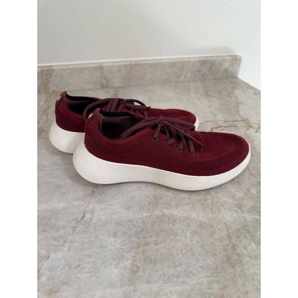 Allbirds Tree Runner Go Burgundy Women's Sneakers A10967 Size 10